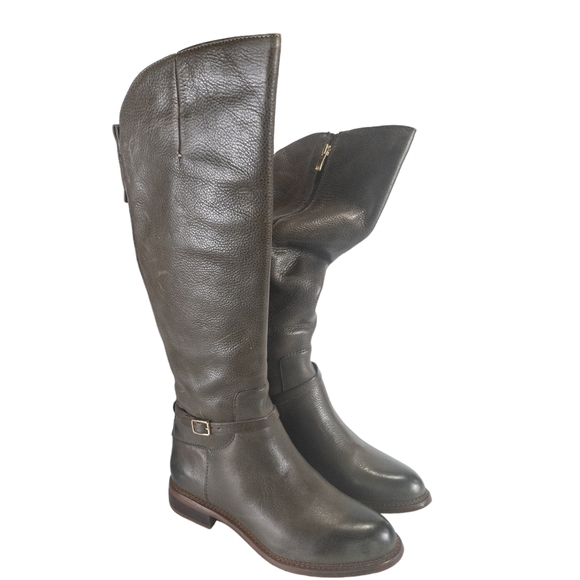 Franco Sarto Haylie Riding Boots Iron -7.5 - Picture 5 of 7